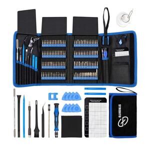 Precision Screwdriver Set, 142-Piece with 120 Bits Magnetic Repair Tool Kit